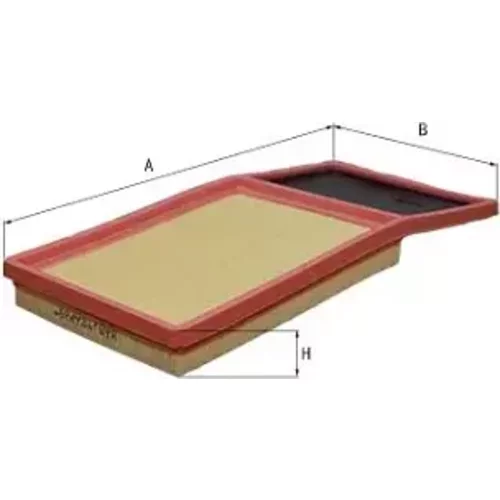 Vzduchový filter WIX FILTERS WA10104