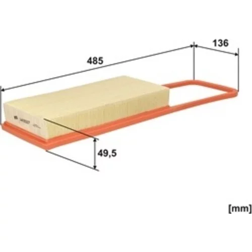 Vzduchový filter WIX FILTERS WA3027