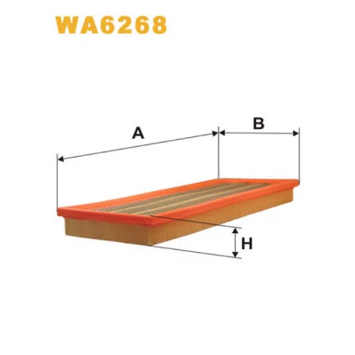 Vzduchový filter WA6268 (WIX FILTERS)