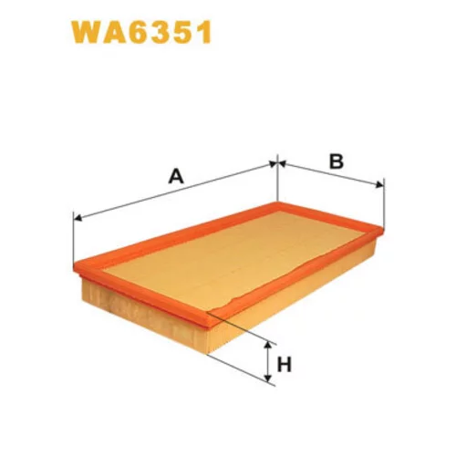 Vzduchový filter WIX FILTERS WA6351