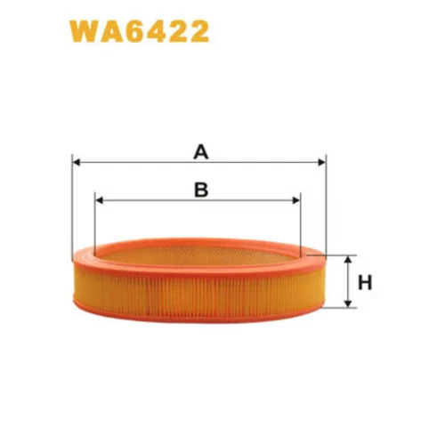 Vzduchový filter WIX FILTERS WA6422
