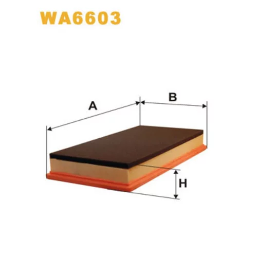 Vzduchový filter WIX FILTERS WA6603