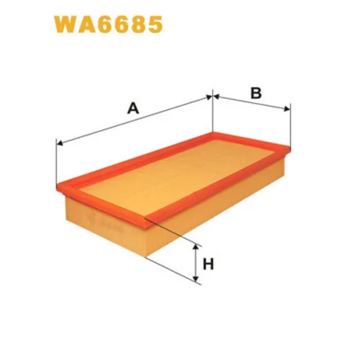 Vzduchový filter WIX FILTERS WA6685