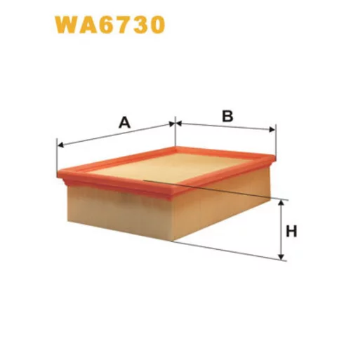 Vzduchový filter WIX FILTERS WA6730