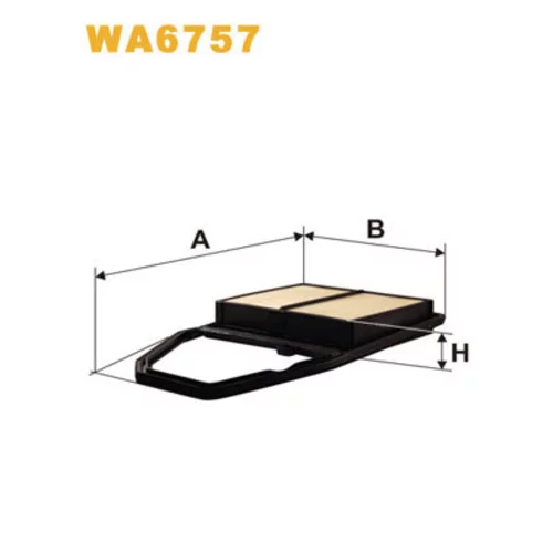 Vzduchový filter WIX FILTERS WA6757