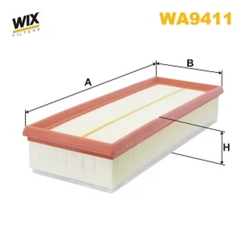 Vzduchový filter WIX FILTERS WA9411