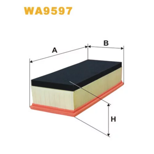 Vzduchový filter WIX FILTERS WA9597