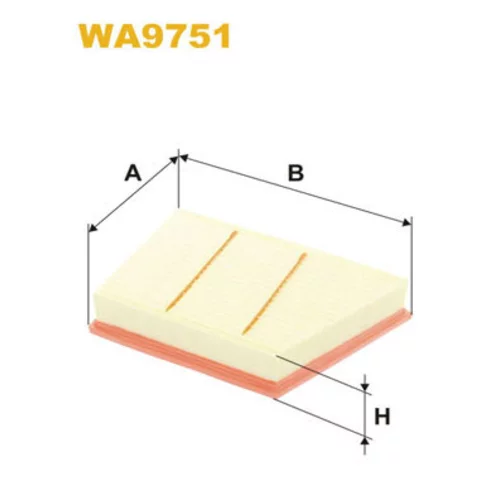 Vzduchový filter WIX FILTERS WA9751
