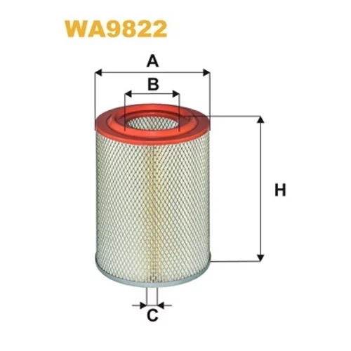 Vzduchový filter WIX FILTERS WA9822