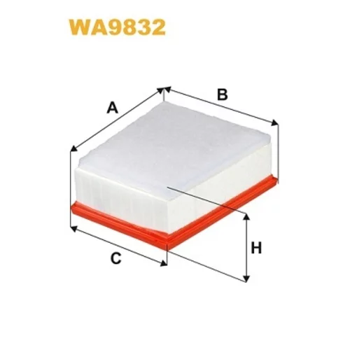 Vzduchový filter WIX FILTERS WA9832