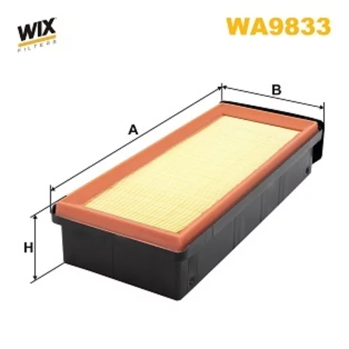 Vzduchový filter WIX FILTERS WA9833