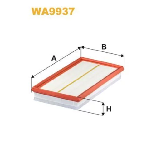 Vzduchový filter WIX FILTERS WA9937