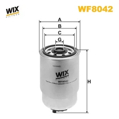 Palivový filter WIX FILTERS WF8042