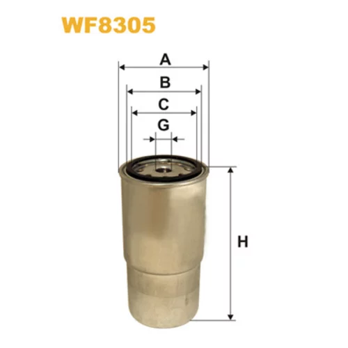 Palivový filter WIX FILTERS WF8305