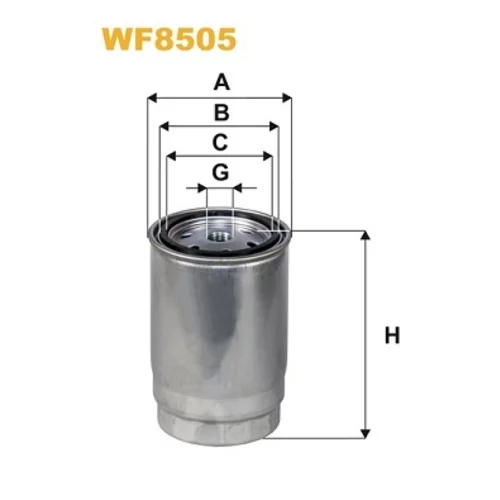 Palivový filter WIX FILTERS WF8505