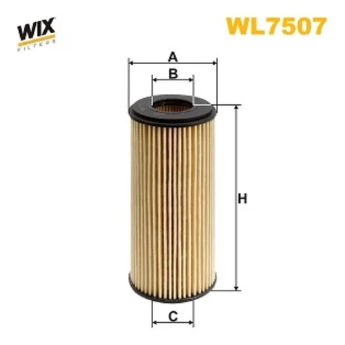 Olejový filter WIX FILTERS WL7507