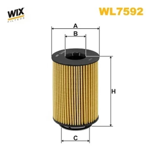 Olejový filter WIX FILTERS WL7592