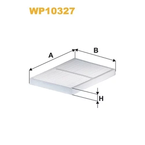 Filter vnútorného priestoru WIX FILTERS WP10327