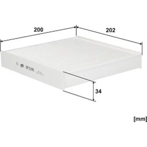 Filter vnútorného priestoru WIX FILTERS WP2286