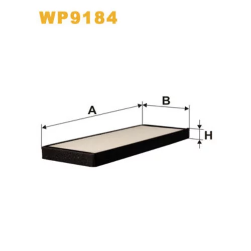 Filter vnútorného priestoru WIX FILTERS WP9184