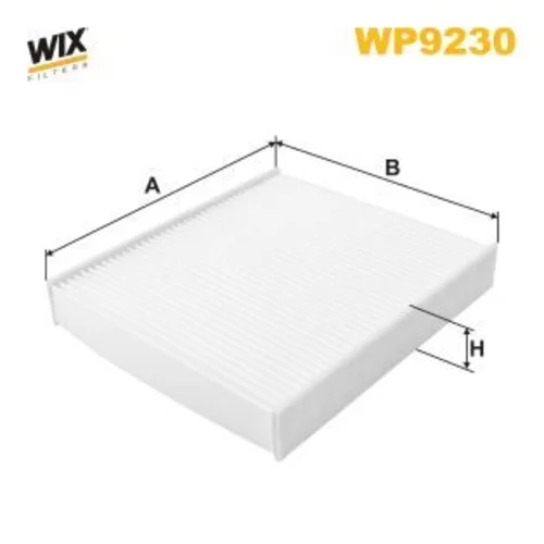 Filter vnútorného priestoru WIX FILTERS WP9230