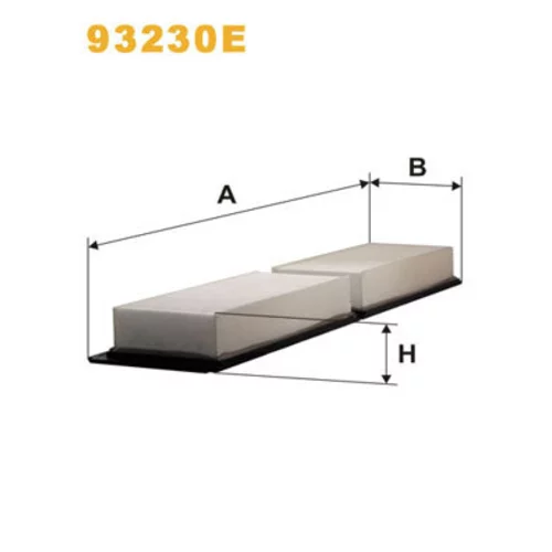 Filter vnútorného priestoru 93230E (WIX FILTERS) - obr. 1