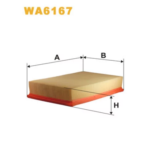 Vzduchový filter WIX FILTERS WA6167