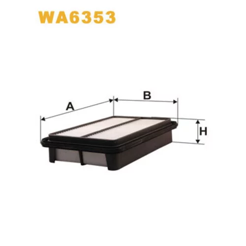 Vzduchový filter WIX FILTERS WA6353