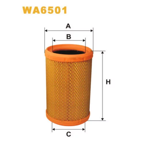 Vzduchový filter WIX FILTERS WA6501