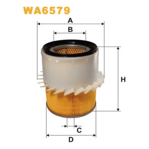 Vzduchový filter WIX FILTERS WA6579