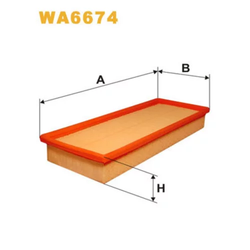 Vzduchový filter WIX FILTERS WA6674