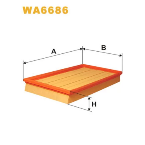 Vzduchový filter WIX FILTERS WA6686