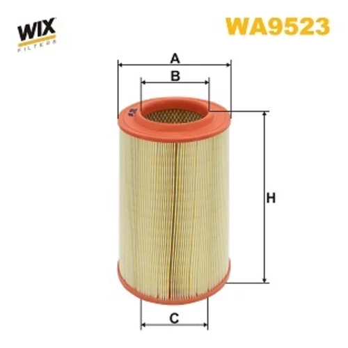 Vzduchový filter WIX FILTERS WA9523