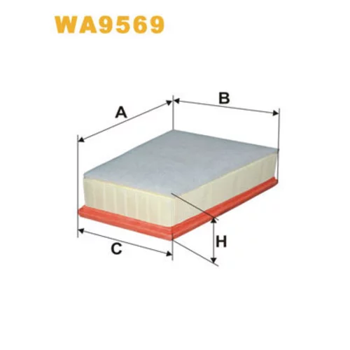 Vzduchový filter WIX FILTERS WA9569