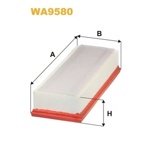 Vzduchový filter WIX FILTERS WA9580