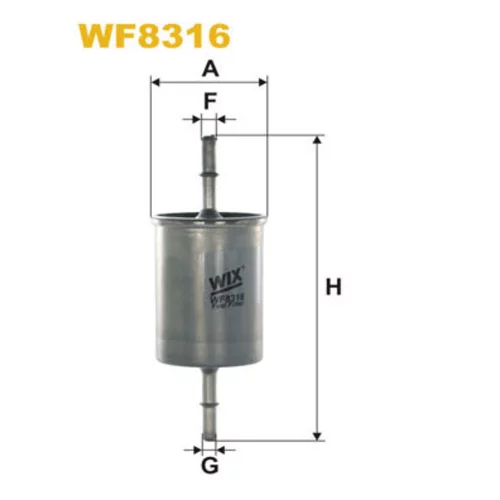 Palivový filter WIX FILTERS WF8316