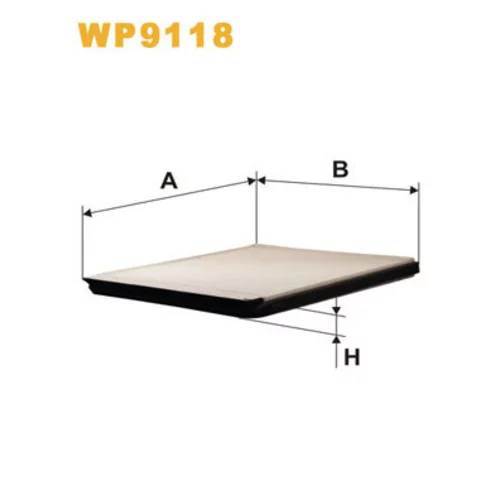 Filter vnútorného priestoru WIX FILTERS WP9118