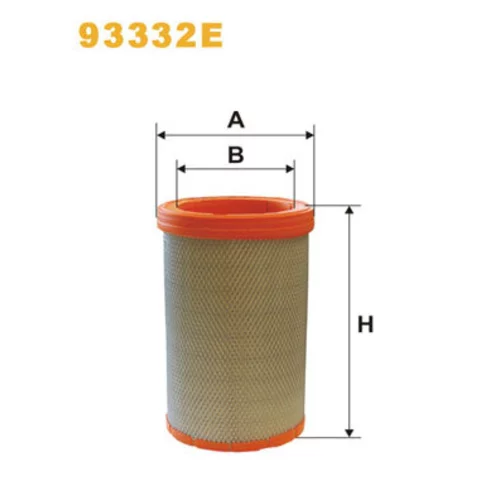 Filter sekundárneho vzduchu WIX FILTERS 93332E