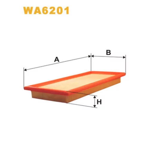 Vzduchový filter WIX FILTERS WA6201