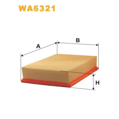 Vzduchový filter WIX FILTERS WA6321