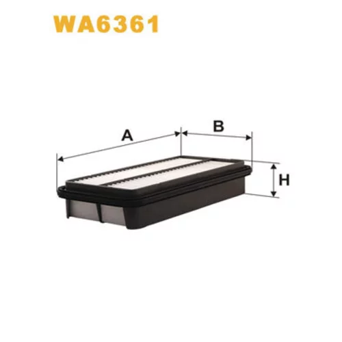 Vzduchový filter WIX FILTERS WA6361