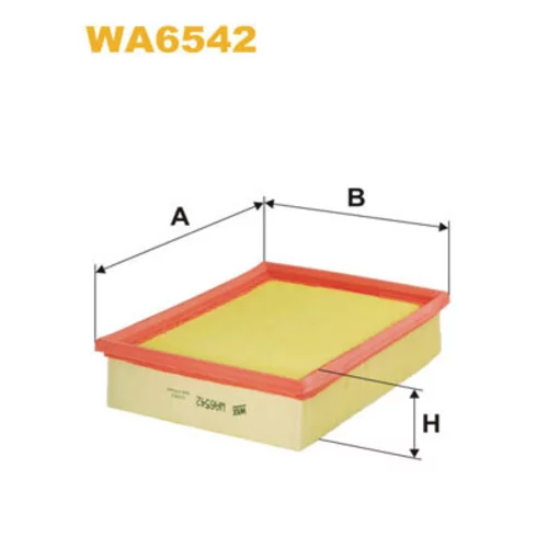 Vzduchový filter WIX FILTERS WA6542