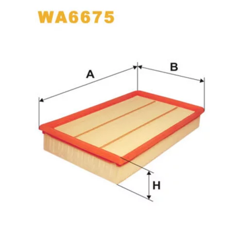Vzduchový filter WIX FILTERS WA6675