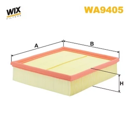 Vzduchový filter WIX FILTERS WA9405
