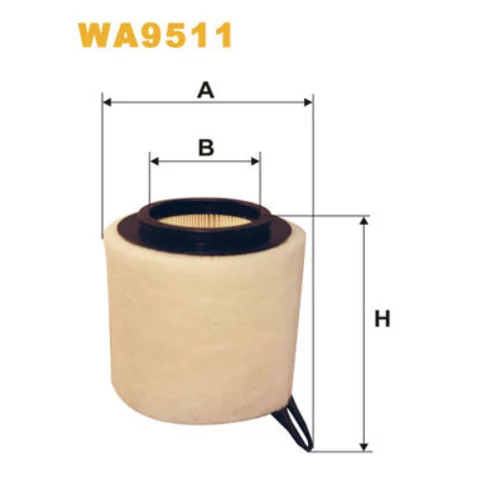 Vzduchový filter WIX FILTERS WA9511