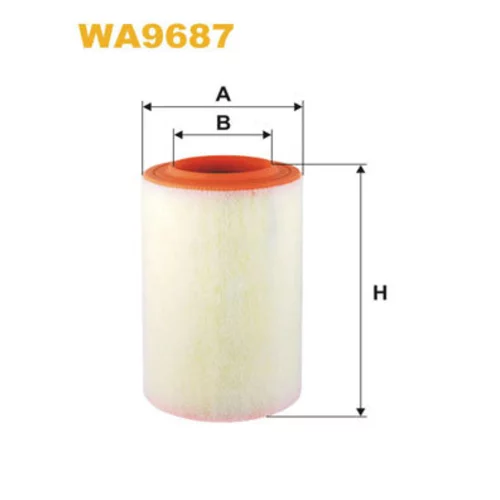 Vzduchový filter WIX FILTERS WA9687
