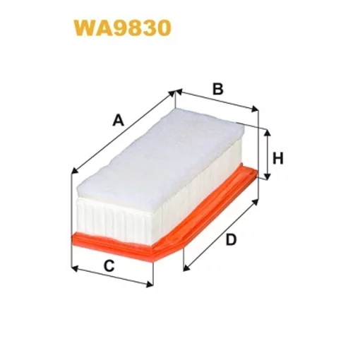 Vzduchový filter WIX FILTERS WA9830