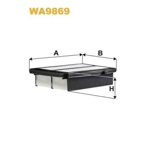 Vzduchový filter WIX FILTERS WA9869