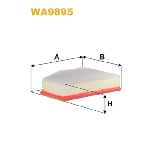 Vzduchový filter WIX FILTERS WA9895