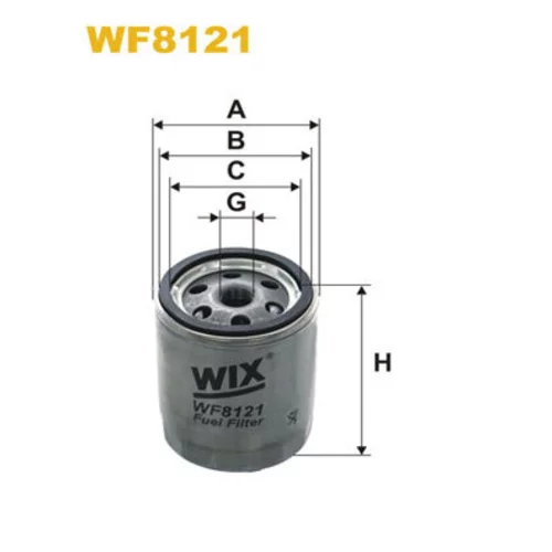 Palivový filter WIX FILTERS WF8121